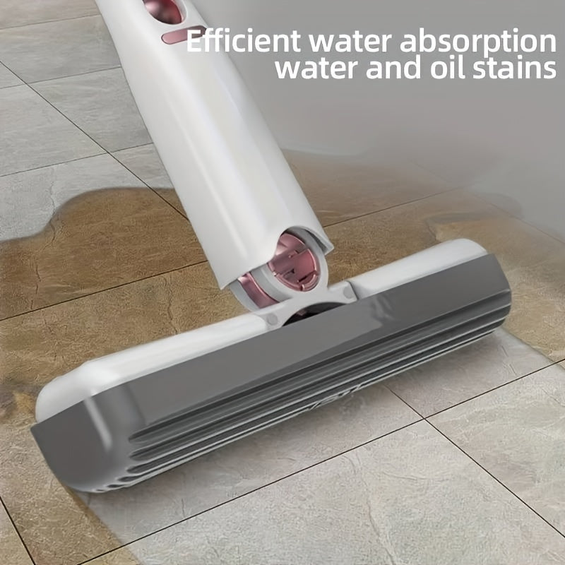New Portable Self-Squeeze Mini Mop – Absorbent, Multi-Purpose Tool