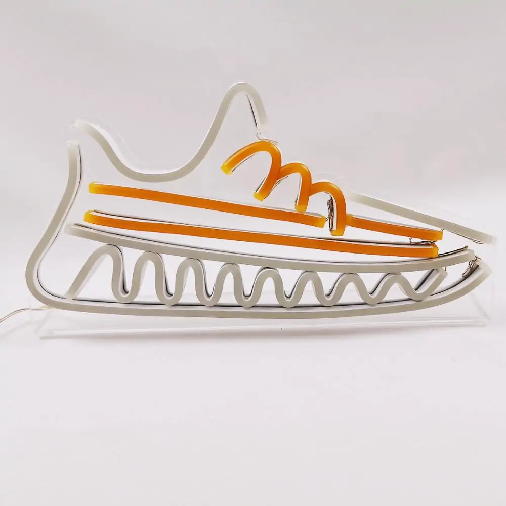 Trendy Sporty Neon Shoe Light Sign