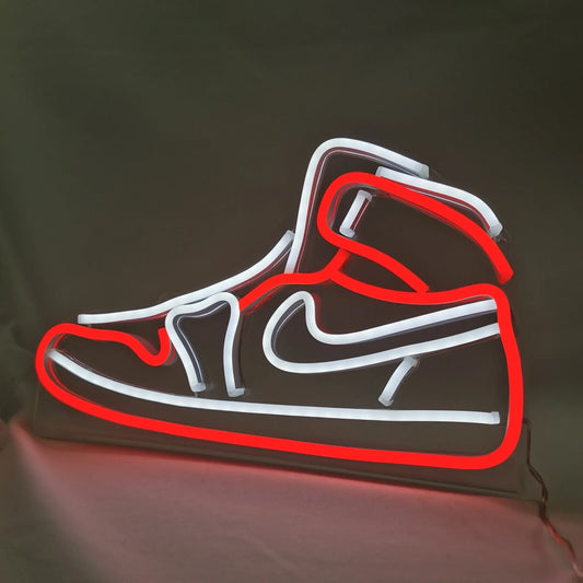 Trendy Sporty Neon Shoe Light Sign
